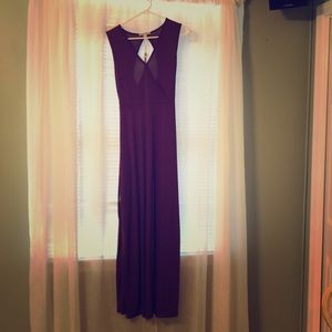 Purple maxi dress